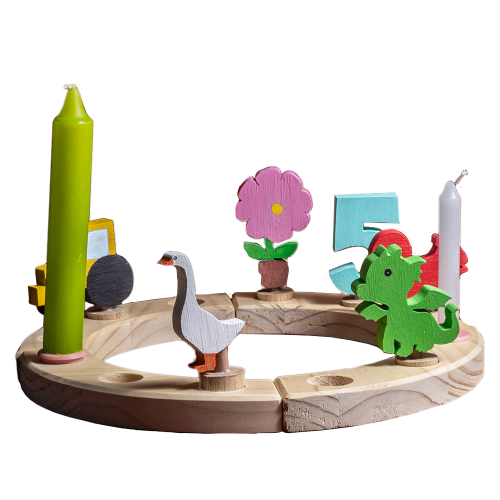 A Handmade Wooden Birthday Ring Set Birthday Celebration Rings and Decorations A Handmade Wooden Birthday Ring Set Birthday Celebration Rings and Decorations