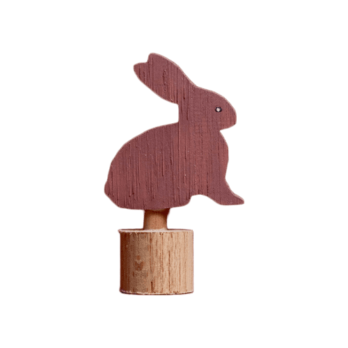 Birthday Ring Brown Rabbit Decoration Birthday Celebration Rings and Decorations