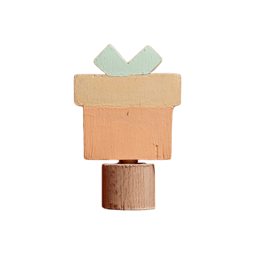 Birthday Ring Gift Box Decoration – Hand-Painted Birthday Celebration Rings and Decorations