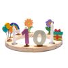 A Handmade Wooden Birthday Ring Set Birthday Celebration Rings and Decorations