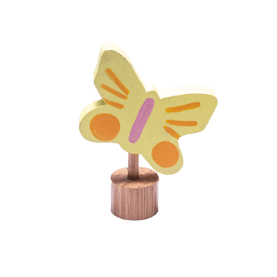 Yellow Easter Butterfly Decoration – Easter Celebration Ring Easter Celebration Rings and Decorations