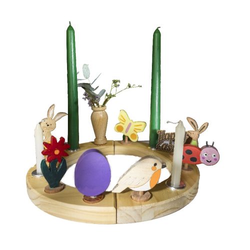 A Handmade Wooden Easter Celebration Ring – A Timeless Handcrafted Easter Tradition Easter Celebration Rings and Decorations