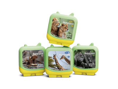 Animal World – Animals of Africa – Clever Tonies – 4 Pack [ENGLISH] English Clever Tonies