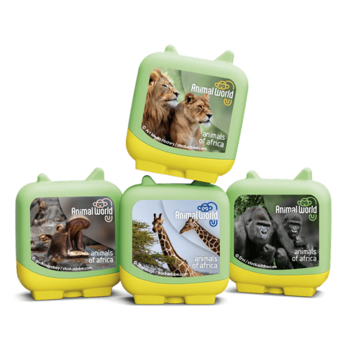 Animal World – Animals of Africa – Clever Tonies – 4 Pack [ENGLISH] English Clever Tonies