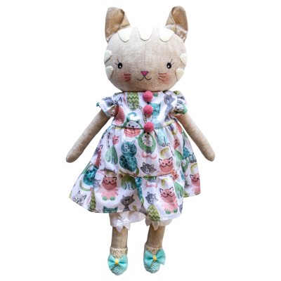 Handcrafted Kitty Doll – Sweetheart Doll Poppy Sweetheart Dolls Handcrafted Kitty Doll – Sweetheart Doll Poppy Sweetheart Dolls