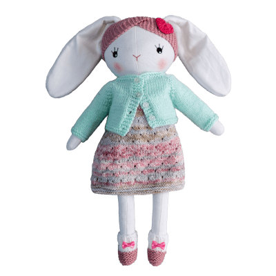 Handcrafted Bunny Doll – Sweetheart Doll Lisa Children's Books Handcrafted Bunny Doll – Sweetheart Doll Lisa Children's Books