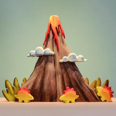 Volcano, Lava and Clouds – BumbuToys BumbuToys Volcano, Lava and Clouds – BumbuToys BumbuToys