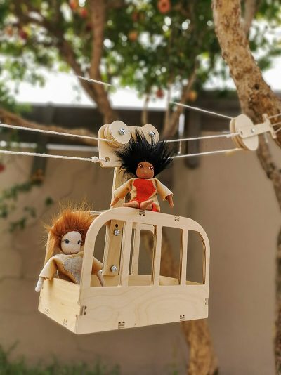 Envirokid – Wooden Cable Car Kit Envirokid Envirokid – Wooden Cable Car Kit Envirokid
