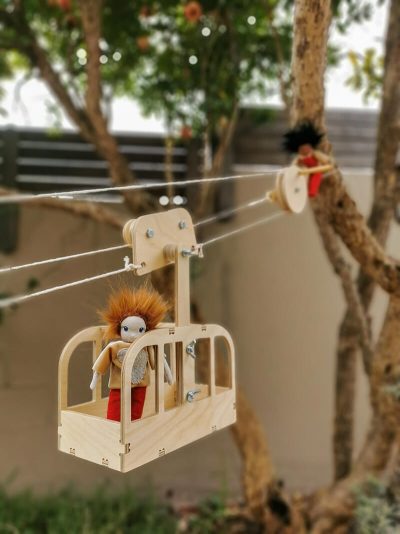 Envirokid – Wooden Cable Car Kit Envirokid Envirokid – Wooden Cable Car Kit Envirokid
