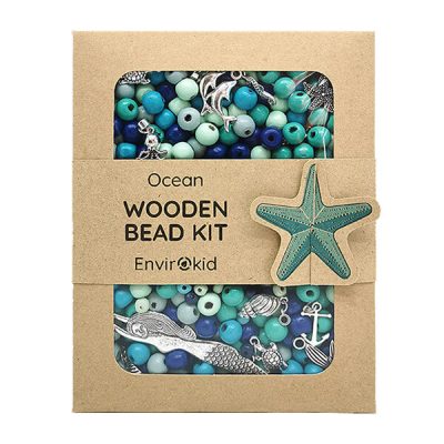 Envirokid – Wooden Bead Kit – Ocean Envirokid Envirokid – Wooden Bead Kit – Ocean Envirokid